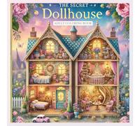 The Secret Dollhouse: A Whimsical Adult Coloring Book of Enchanted Miniature Rooms