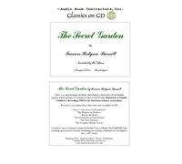 The Secret Garden (Classic Books on CD Collection) [UNABRIDGED] by Frances Hodgson Burnett (2007-06-01)