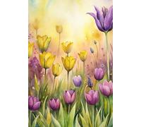 The Secret Garden Notebook: Romantic Floral Cover with Lined Pages