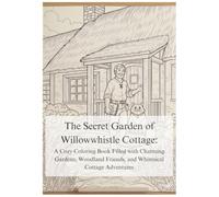The Secret Garden of Willowwhistle Cottage: A Cozy Coloring Book Filled with Charming Gardens, Woodland Friends, and Whimsical Cottage Adventures
