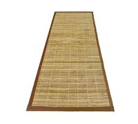 The Secret Home - Alfombra Bambú - 67x250cm - Antideslizante y Resistente - Decoración del Hogar - Ideal para Salón, Comedor o Recibidor - Color Natural