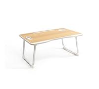 The Secret Home - Bandeja para Desayuno con Posavasos para Cama y Sofá - Mesa para Portátil - Bandeja con Soporte para Tablet y Asa - Mesa Auxiliar en MDF