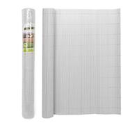 THE SECRET HOME - Cañizo PVC de Doble Cara - Densidad 1000 g/m2 - Largo. 3 m x Alto. 1,5 m - Color Blanco - Valla de Ocultación Resistente - Protección Visual Privacidad para Jardín, Balcón o Terraza