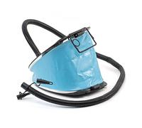 The Secret Home - Hinchador de Pie - Hinchador Portátil de 5 litros - Color Azul y Negro - Bomba Manual de Aire para Colchoneta, Camping, Piscina, Juguetes