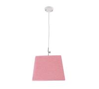 THE SECRET HOME Lámpara Colgante de Techo en Tela - Iluminación para el Hogar - Decoración para Dormitorio, Salón, Comedor - 30 x 30 cm - Rosa