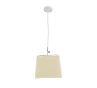 THE SECRET HOME Lámpara Colgante de Techo - Lámpara de Techo en Tela - Iluminación para el Hogar - Decoración para Dormitorio, Salón, Comedor (25 x 25 cm - Beige)