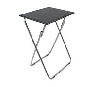 THE SECRET HOME Mesa Plegable, 48x38 cm, Negro