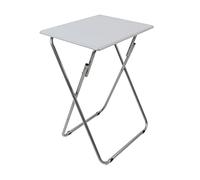 THE SECRET HOME Mesa Plegable Madera y Aluminio, 48x38 cm, Gris