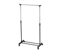 THE SECRET HOME - Perchero Burro Ajustable de Metal con Ruedas - Burro Extensible para Ropa - Organizador para Dormitorio, Entrada y Pasillo - 2 Modelos Modelo 1