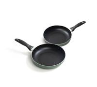 THE SECRET HOME - Sartén de Aluminio Fundido Antiadherente - Distintos Diámetros - Mango de Plástico- Apta para Cocina Eléctrica, de Gas, Vitrocerámica e Inducción (2, Ø24)