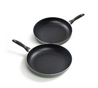 THE SECRET HOME - Sartén de Aluminio Fundido Antiadherente - Distintos Diámetros - Mango de Plástico- Apta para Cocina Eléctrica, de Gas, Vitrocerámica e Inducción (2, Ø32)