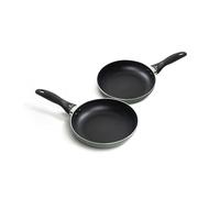 THE SECRET HOME - Sartén de Aluminio Fundido Antiadherente - Distintos Diámetros - Mango de Plástico- Apta para Cocina Eléctrica, de Gas, Vitrocerámica e Inducción (2, Ø20)