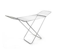 THE SECRET HOME - Tendedero Aluminio Plegable de Pie 20 m - 110 cm x 175 cm - Alas Extensibles - Resistente - Ligero y Antideslizante - Optimizar Espacio - Ideal para Secado de Ropa y Toallas - Gris