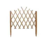 The Secret Home - Valla para Jardín - Decoración y Protección para Jardín, Piscina, Terraza - 4, 6 o 8 piezas (Modelo 21, Madera)
