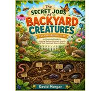 The Secret Jobs of Backyard Creatures For Kids Aged 6 to 10: An Illustrated Guide to Amazing Insects, Birds, Bugs, and Small Animals That Keep Backyards Healthy