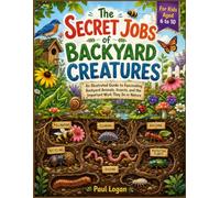The Secret Jobs of Backyard Creatures For Kids Aged 6 to 10: An Illustrated Guide to Fascinating Backyard Animals, Insects, and the Important Work They Do in Nature