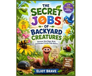 The Secret Jobs Of Backyard Creatures For Toddlers: A Fun, Fully Illustrated Animal Adventure to Discover How Bugs, Birds, and Garden Friends Help Nature-For Curious Kids Ages 2-5