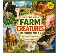 The Secret Jobs of Farm Creatures for Toddlers Ages 2-5: First Illustrated Farm Encyclopedia to Identify and Learn About Farm Animals-with Search & Find Fun Activity