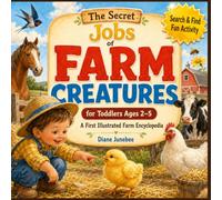 THE SECRET JOBS OF FARM CREATURES FOR TODDLERS AGES 2-5: My First Illustrated Farm Encyclopedia to Identify and Learn About Farm Animals-with Search & Find Fun Activity