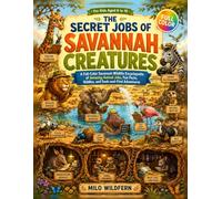 The Secret Jobs of Savannah Creatures: A Full-Color Savannah Wildlife Encyclopedia of Amazing Animal Jobs, Clever Adaptations, Fun Facts, Riddles, and S nd-Find Adventures