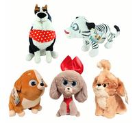 The Secret Life Of Pets - 2 paquetes de felpa súper suaves de calidad de regalo, 28 cm, los 5 peluches