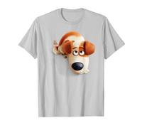 The Secret Life of Pets MAX Camiseta, Hombre, Plata, S