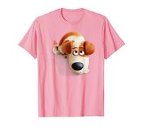 The Secret Life of Pets MAX Camiseta, Hombre, Rosado, S