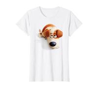 The Secret Life of Pets MAX Camiseta, Mujer, Blanco, M