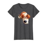 The Secret Life of Pets MAX Camiseta, Mujer, Jaspeado Oscuro, L