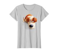 The Secret Life of Pets MAX Camiseta, Mujer, Plata, XXL