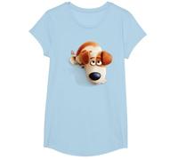 The Secret Life of Pets MAX Camiseta, Niñas, Azul Bebé, L