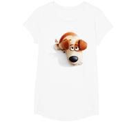 The Secret Life of Pets MAX Camiseta, Niñas, Blanco, S