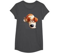 The Secret Life of Pets MAX Camiseta, Niñas, Jaspeado Oscuro, L