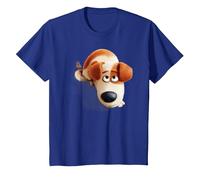 The Secret Life of Pets MAX Camiseta, Niños, Azul Real, 10 años