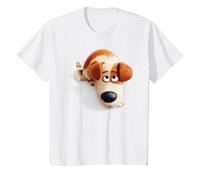 The Secret Life of Pets MAX Camiseta, Niños, Blanco, 10 años