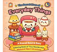 The Secret Lives of Everyday Things: A Kawaii Bold & Easy Coloring Book of Tiny Worlds and Whimsical Object Adventures - for Stress Relief & Mindfulness