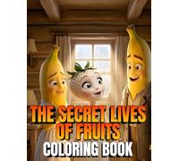 The Secret Lives Of Fruits Coloring Book: Funny Drama of the fruits Brainrot Stories For Kids And Adults
