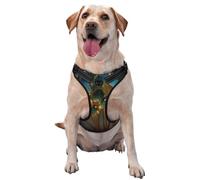 The Secret of Mushrooms - Arnés para perros pequeños, medianos y grandes, ajustable, transpirable, con hebillas de liberación rápida
