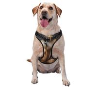 The Secret Of Rhinoceros - Arnés para perros pequeños, medianos y grandes, correas reflectantes, ajuste ajustable con hebillas de liberación rápida