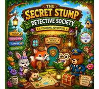 The Secret Stump Detective Society: A Cozy Woodland Mystery Coloring Adventure for Kids