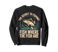 The Secret To Fishing Fish Where The Fish Are - Sudadera