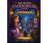 The Secret Underground City Coloring Book: A Magical Fairy-Tale Adventure with a Princess and Her Cute Mice for Girls Ages 4-8