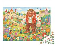 The Selfish Giant Puzzles for Personas Mayores 1000 Piezas Recyclable Fairy Tale Art Puzzles Puzzle Game Props Imposible Difícil Desafiante Activity 38x26cm/1000pcs