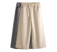 THE SET Mujeres Pack de 2 Vaqueros sin Cierres de Pernera Ancha Ecru/Washed Grey 42