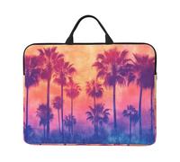 The Setting Sun And Tall Trees - Funda de transporte para portátil de 14 pulgadas, funda acolchada para laptop de 14 pulgadas, para mujeres y hombres