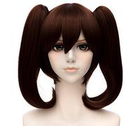 The Seven Deadly Sins Diane Wigs Brown Double Removable Clip Ponytails Heat Resistant Synthetic Hair Cosplay Wigs + Wig Cap