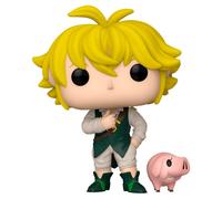 The Seven Deadly Sins Meliodas Con Hawk Pop Animación #1497 Vinyl Figura Funko