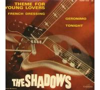 The SHADOWS - Theme For Young Lovers - EP REPLICA - 4-track CARD SLEEVE - 1) Theme For Young Lovers 2) French Dressing 3) Geronimo 4) Tonight - CDSINGLE