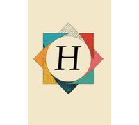 The Shape of My Thoughts H Monogram Initial Journal