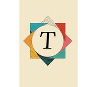 The Shape of My Thoughts T Monogram Initial Journal